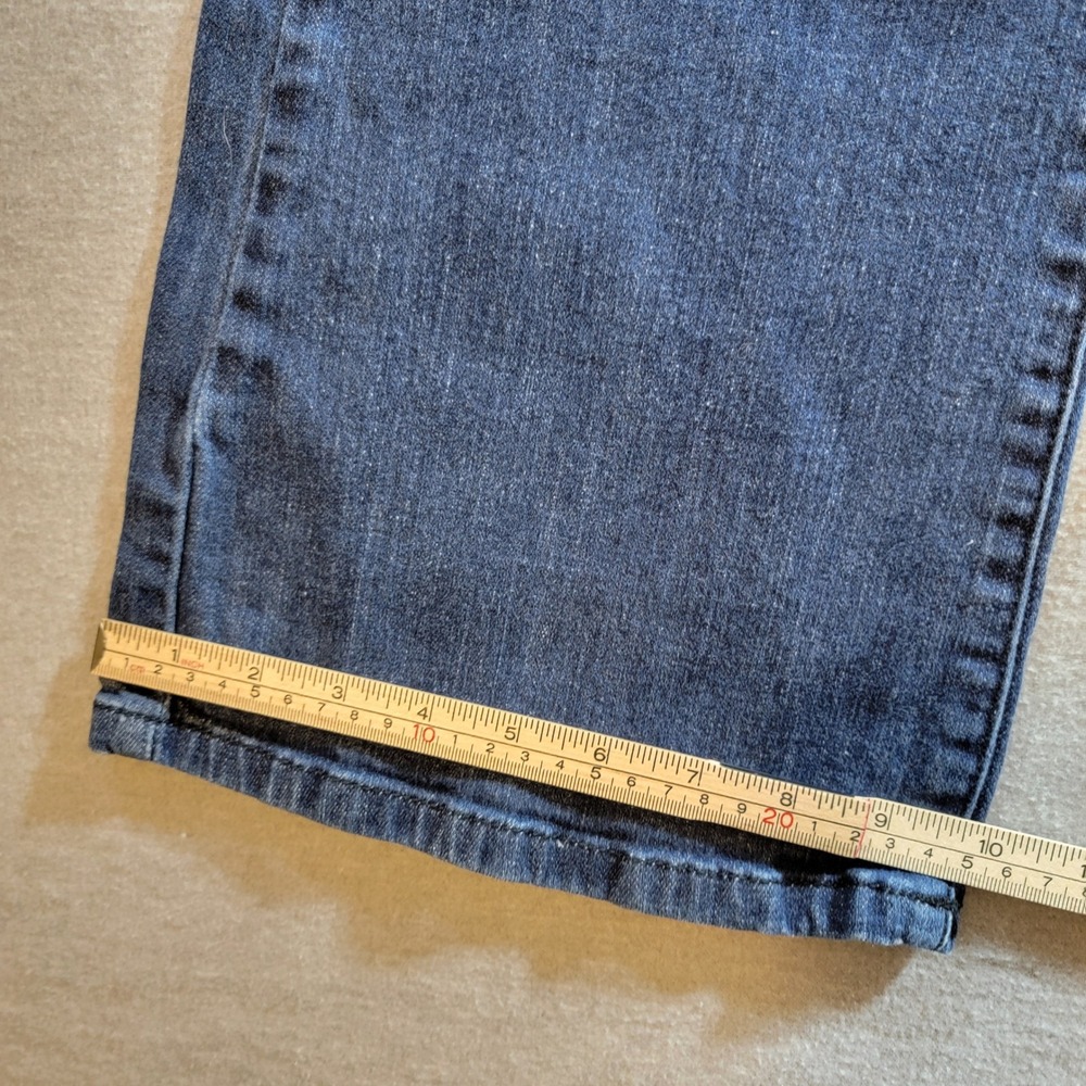 Dear John Denim Trousers Womens 31 Blue Good Flare Leg Stretch Jeans - Picture 10 of 11
